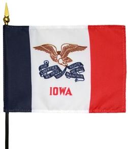 Miniature Iowa Flag