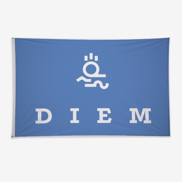 Diem Printed Outdoor Flag - 10'x15' - Nylon - Single Reverse - Roped Heading & Thimbles