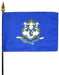 Miniature Connecticut Flag