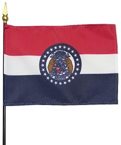 Miniature Missouri Flag