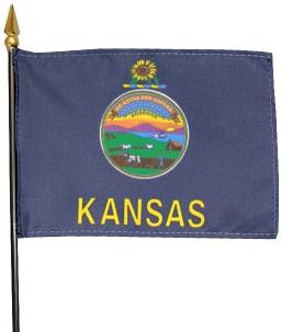 Miniature Kansas Flag