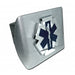 EMS Brushed Chrome Hitch Cover