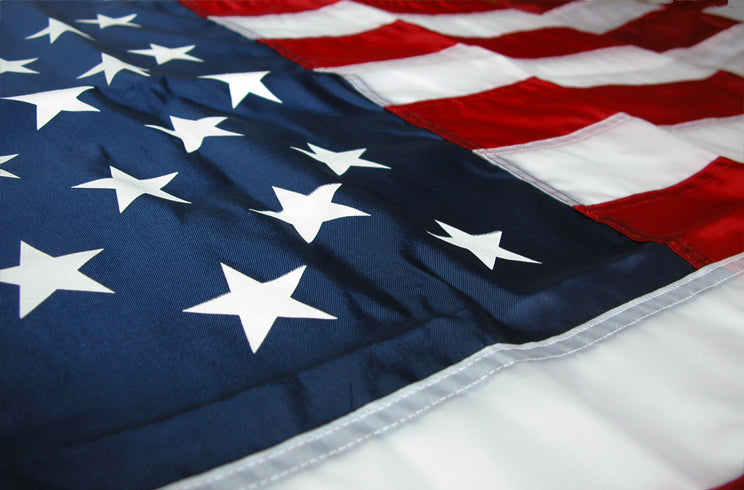 Sun-Glo&trade;  Nylon Printed U.S. Flag