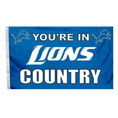 detroit lions outdoor flag for sale - officially licensed - flagman of america
