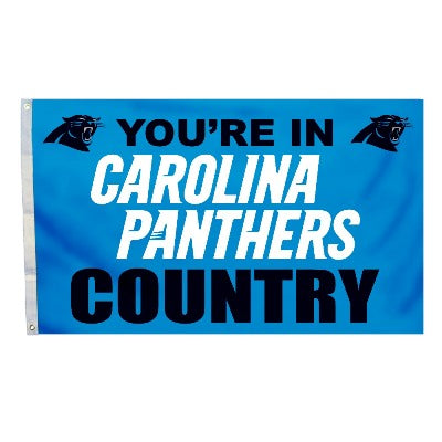 carolina panthers outdoor flag for sale - officially licensed - flagman of america