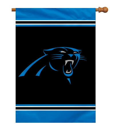 carolina panthers outdoor flag for sale - officially licensed - flagman of america