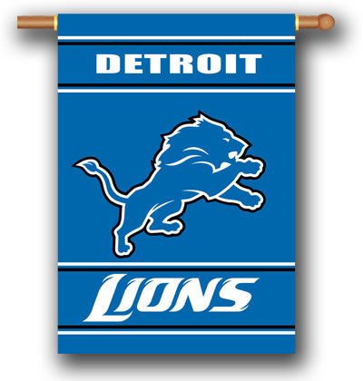 detroit lions outdoor flag for sale - officially licensed - flagman of america