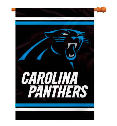 carolina panthers outdoor flag for sale - officially licensed - flagman of america