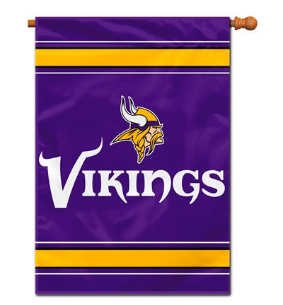 minnesota vikings outdoor flag for sale - officially licensed - flagman of america