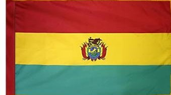 Bolivia (with seal) Indoor / Parade Flag