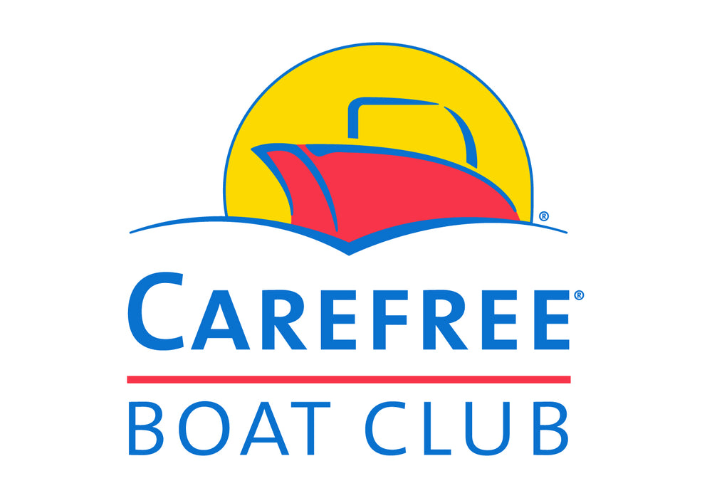 Carefree Boat Club Printed Flag - 14"x20" - Nylon - Heading & Grommets - 2 Week Leadtime