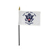 Coast Guard Stick Flag 4"x6"