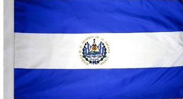 El Salvador indoor flag for sale