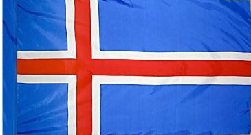 Iceland Indoor Flag for sale