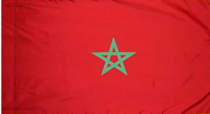 Morocco Indoor Flag for sale