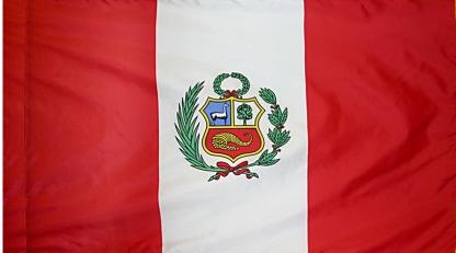 Peru Government Indoor Flag for sale