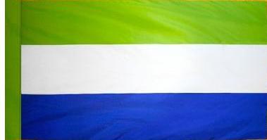 Sierra Leone Indoor Flag