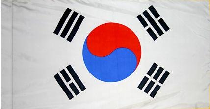 South Korea Indoor Flag for sale