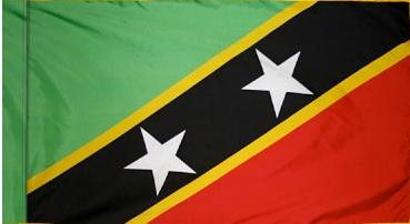 St Kitts & Nevis Indoor Flag for sale
