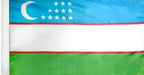 Uzbekistan Indoor Flag for sale