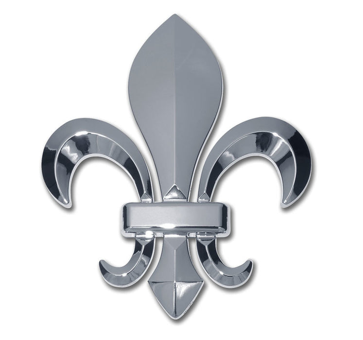 Louisiana Fleur-de-Lis Chrome Auto Emblem