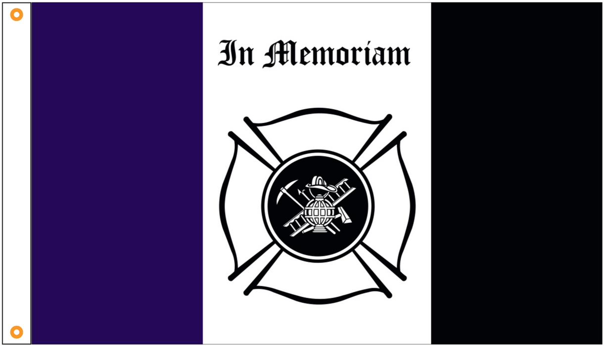 Fire Fighter Flags | Firefighter Flags | Thin Red Line Flags for Sale | In Memoriam Flag