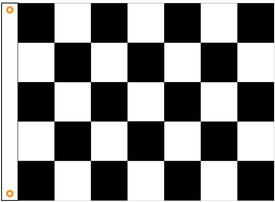 Printed Outdoor Checkered Flag