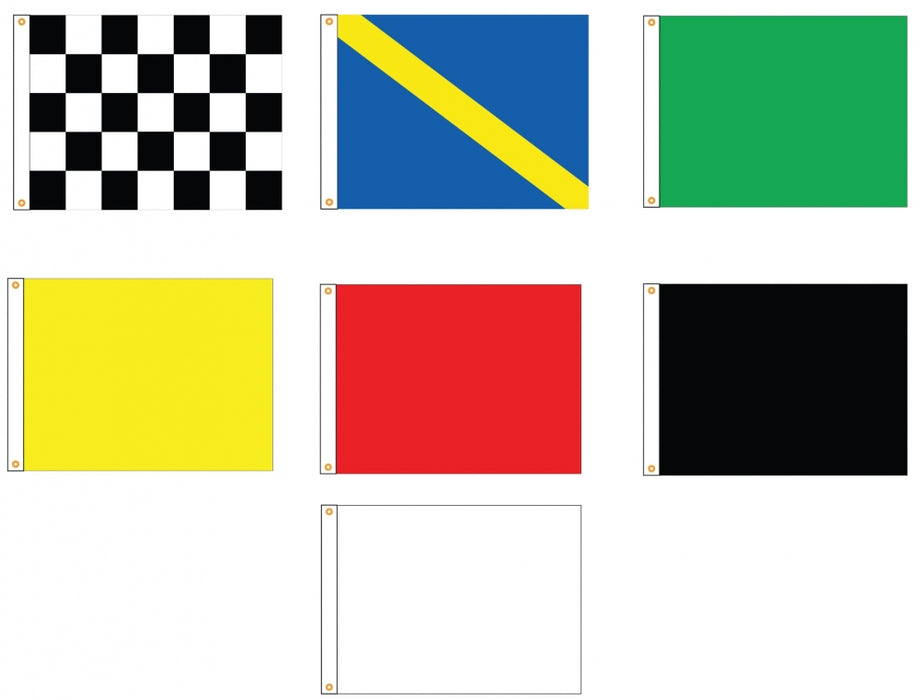 Outdoor Racing Flags Set of 7 Flagman of America
