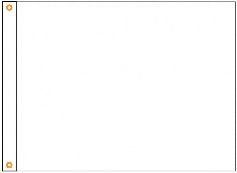 Outdoor White Flag - Solid White Flag for Sale — Flagman of America