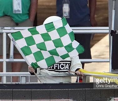 NASCAR Green Checkered Flag Flagman of America