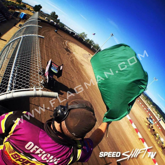 Solid Green Professional Race Flag | TrackFlag™ Made in USA Flagman ...