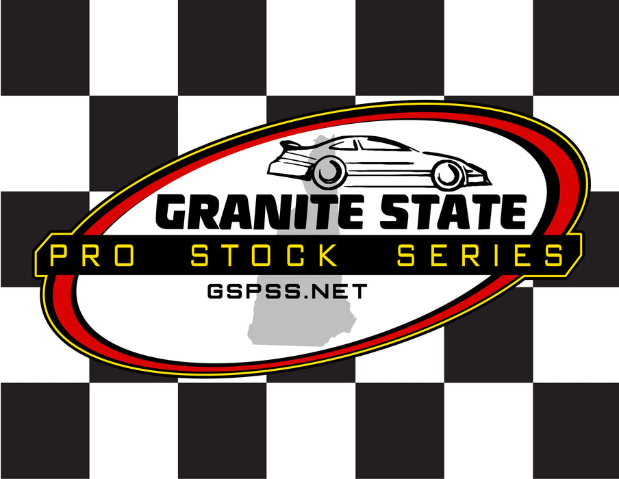 Granite State Pro Stock Series Printed Checkered Flag - 24"x30" - Nylon - Unmounted, No Dowel