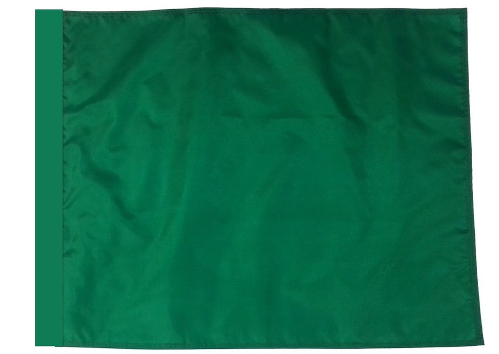 Solid Green Racing Flag