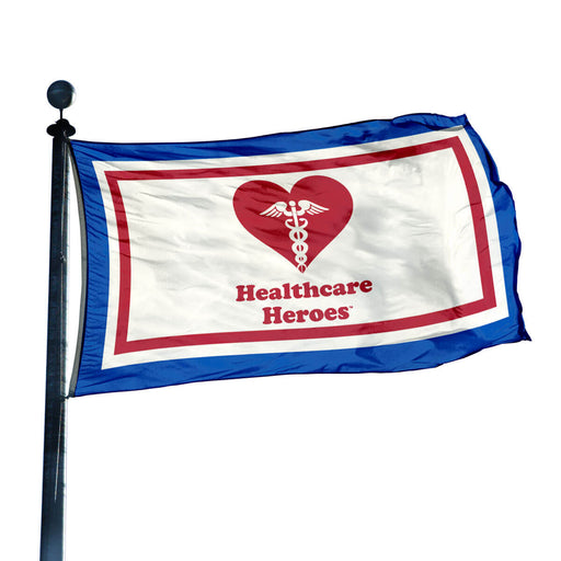 Healthcare Heroes Flag | COVID-19 Flag | Heart Flag | Coronavirus Flag