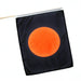 printed black flag with orange circle racing flag flagman of america