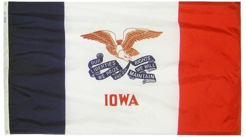 Iowa Flag For Sale - Commercial Grade Outdoor Flag - Made in USA