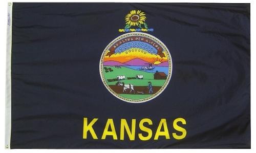 Kansas Flag For Sale - Commercial Grade Outdoor Flag - Made in USA
