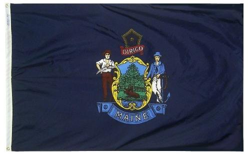 Maine Flag For Sale - Commercial Grade Outdoor Flag - Made in USA