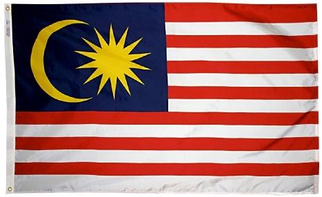 Malaysia outdoor flag for sale
