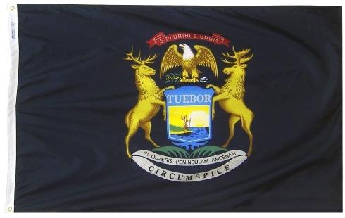 Michigan Flag For Sale - Commercial Grade Outdoor Flag - Made in USA