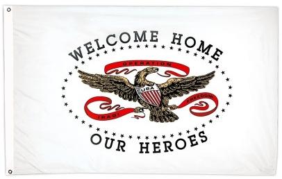 Military Welcome Home Flag