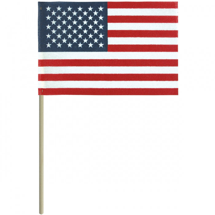 4"x6" Economy U.S. Mounted Flag
