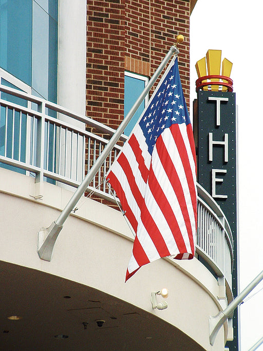 aluminum outrigger flagpole american flag flagman of america