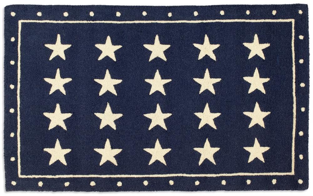 Patriotic Decoration Rug Made of New Zealand Wool Designed in Vermont ...