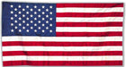 polyester american flag banner sleeved heavy duty 2 ply fabric high wind outdoor use made in USA