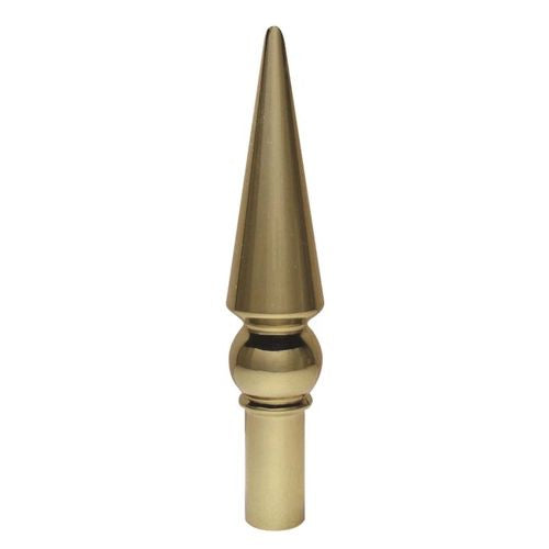 9" Round Spear - Gold ABS Plastic