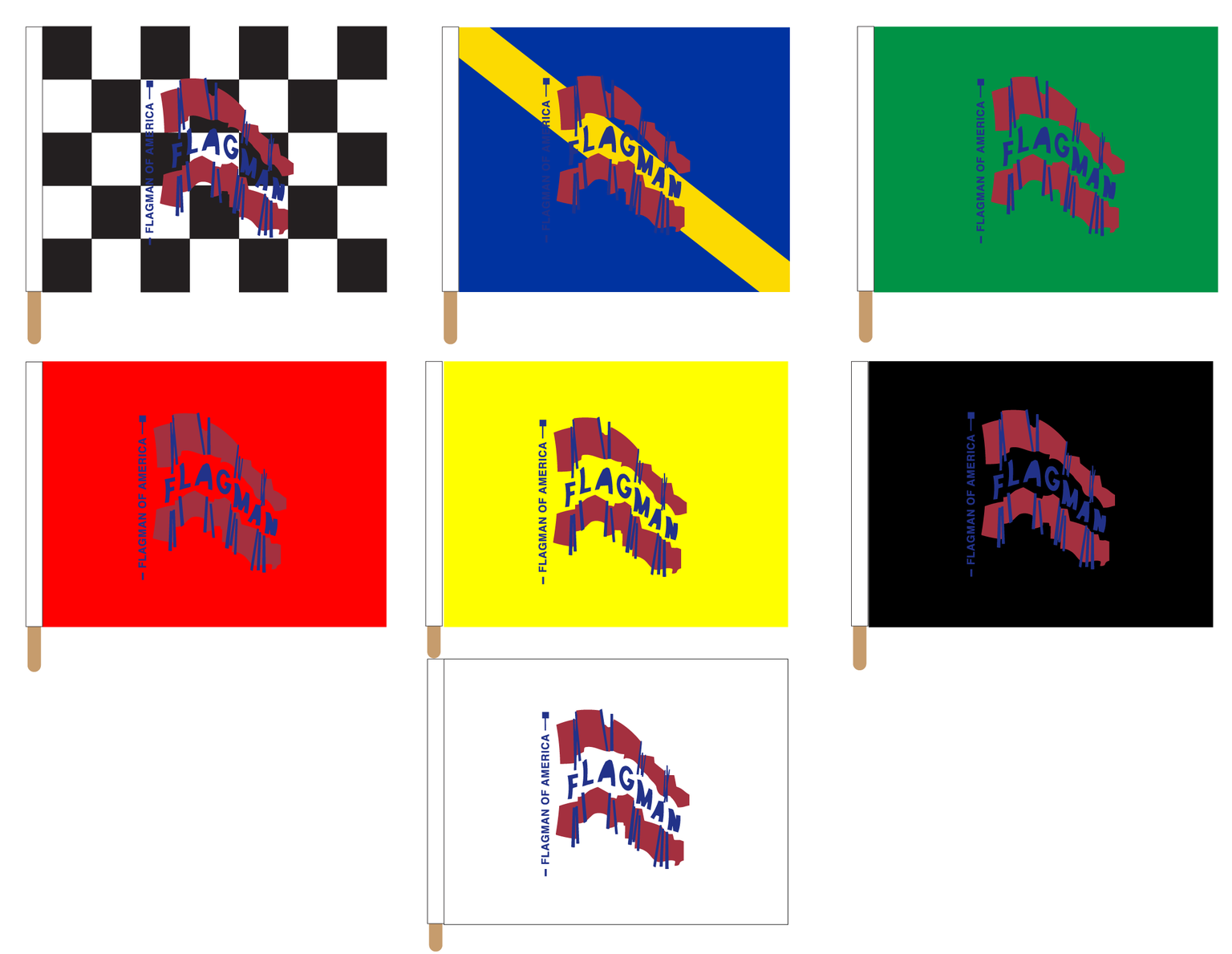 Flag Rcing Racing Flag Sets for Sale - Track Flags for Sale Made in USA Flagman ...