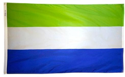 Sierra Leone outdoor flag for sale
