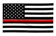 Outdoor Thin Red Line Flag | Firefighter Flag | Fire Fighter Flag