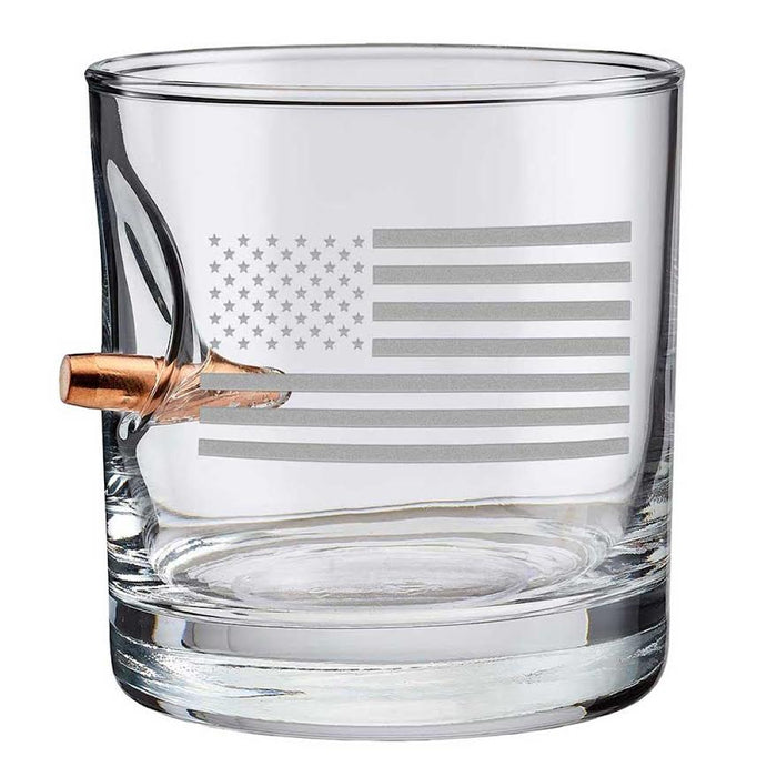 American Flag Glass 11oz - Bullet Free *Clearance*